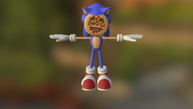 Sonic Pizzanji 3D Model