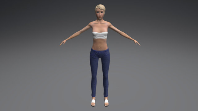 female 2 3D Model
