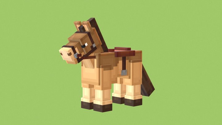 Minecrafthorse 3D models - Sketchfab