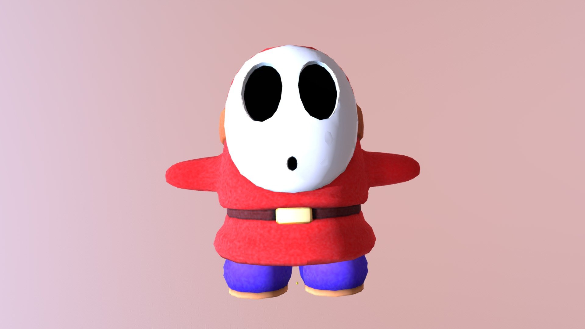 Mario Party 10 Model Shy Guy 3D model by Ice Bro