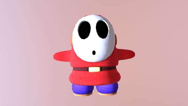 Mario Party 10 Model Shy Guy 3D Model