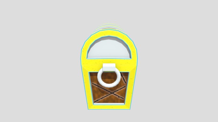 robbed tresure chest 3D Model