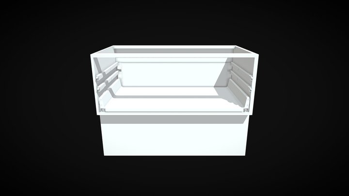 Vanity Drawer Unit 3D Model