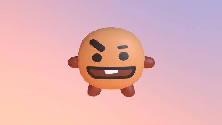 BT21 - SHOOKY 3D Model