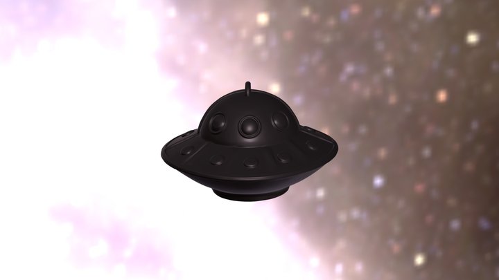 Spaceship Keychain