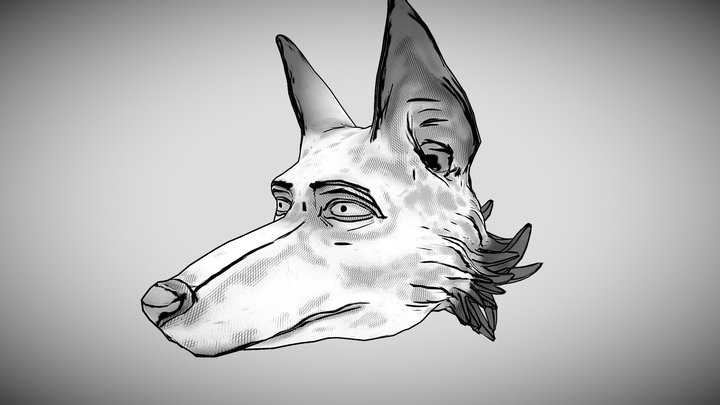 Legosi Head Drawing tool 3D Model