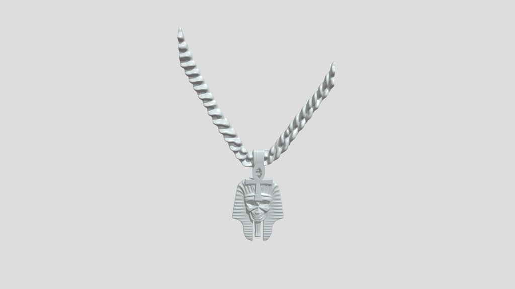 Pharaoh skull pendant