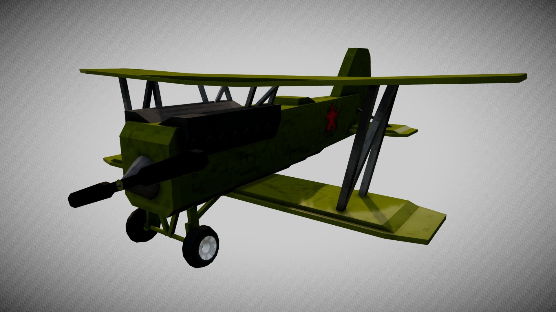 Soviet biplane