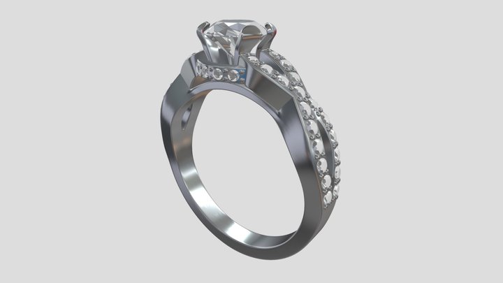 Platinum Ring 3D Model
