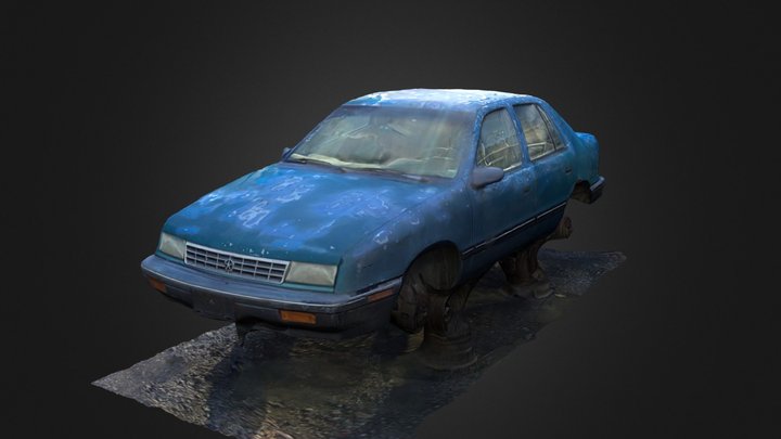 1991 Plymouth Sundance [Scan] 3D Model