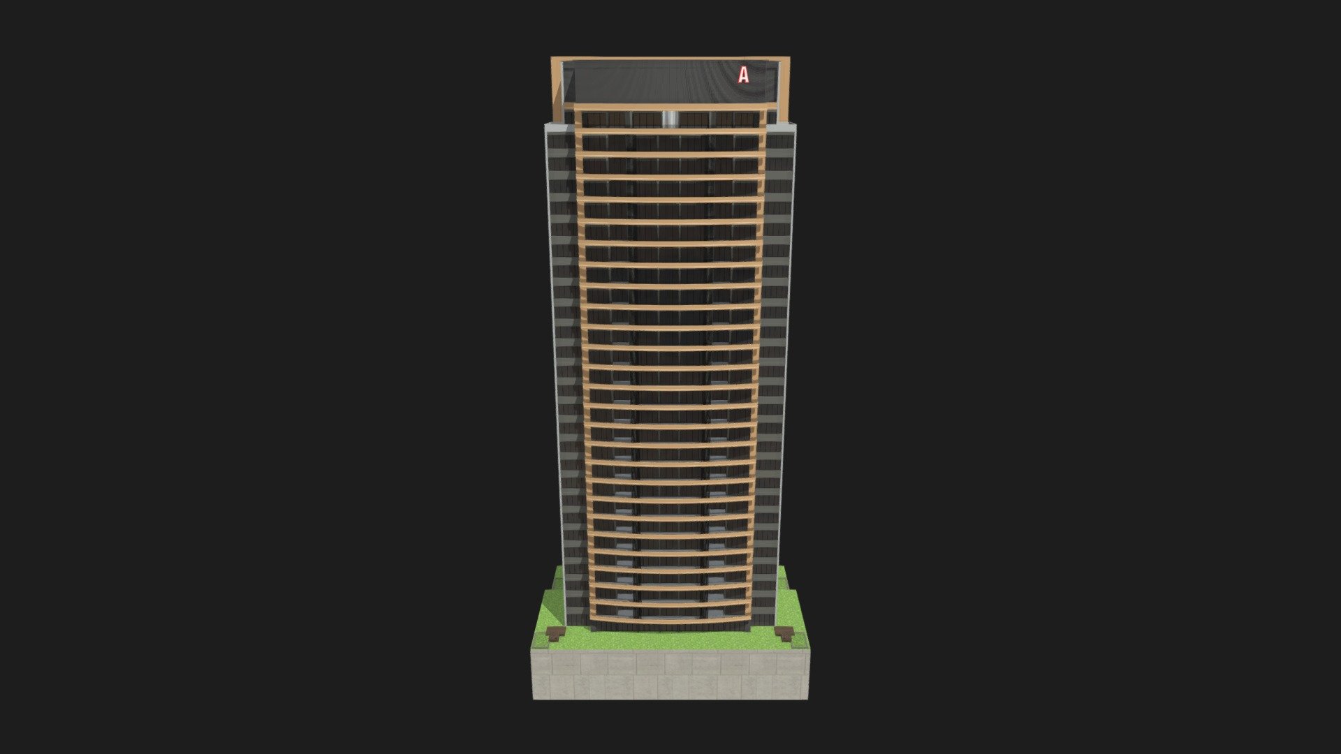 INFINITY Towers - 3D model by 360.m99 [40c1474] - Sketchfab