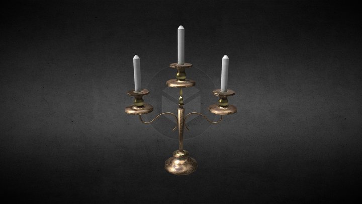 Candelabra - LaLiberte 3D Model