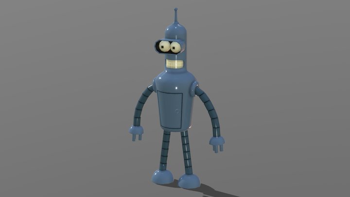 Bender Futurama 3D Model