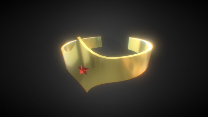 Wonder Woman Tiara 3D Model