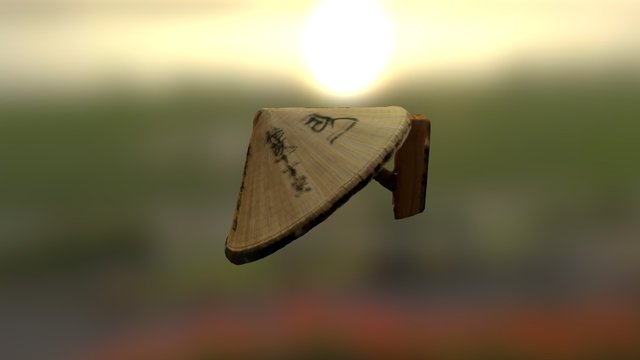 Paddy Hat 3D Model