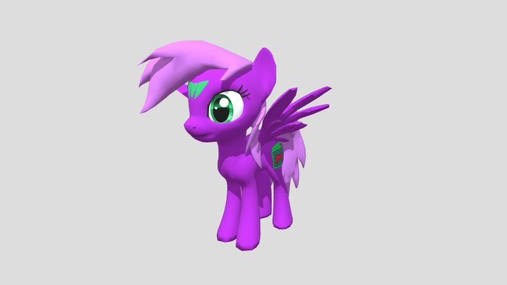 Orieo Pony Playermodel 3D Model