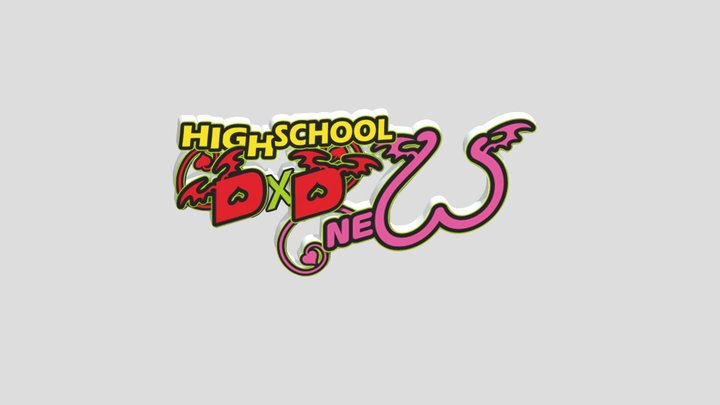 HighSchool DxD New Logo 3D Model