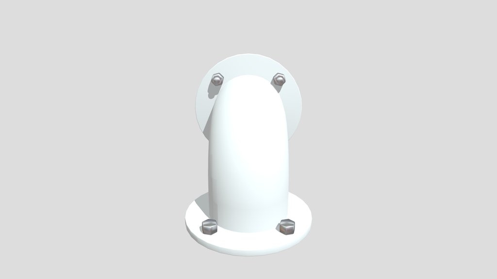 90 Flanged Pipe Curve