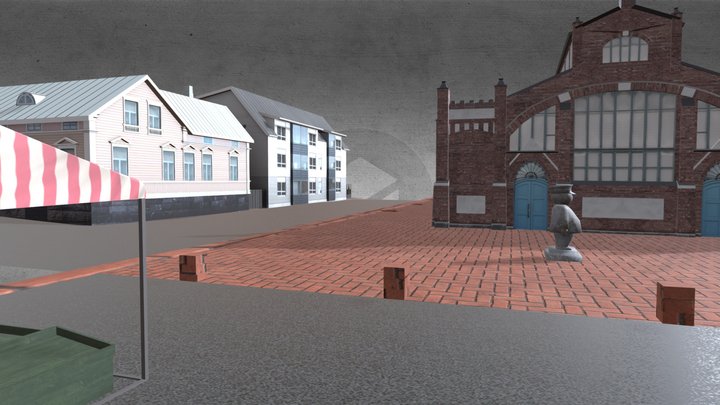 Market Square 3D Model