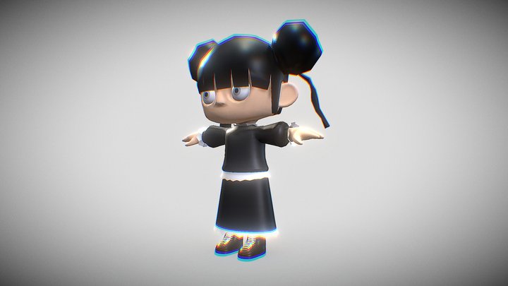 Charracter_Girl 3D Model