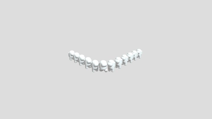 Astronaut Group (amoung us ) 3D Model