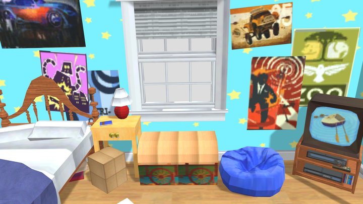 Andy's Room NDS 3D Model