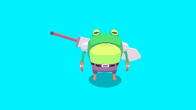 Low Polyfrog 3D Model