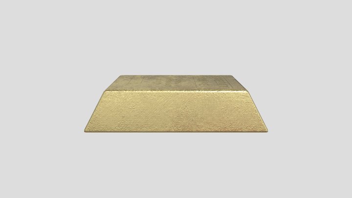Insurgency Sandstom Mod Model: Gold Ingot 3D Model