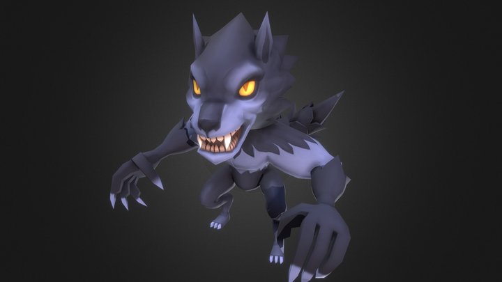 Poly HP - Werewolf 3D Model