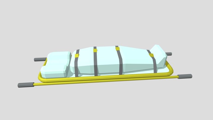 Gurney medevac patient stretcher rescue litter – Modello 3D gratuito STL