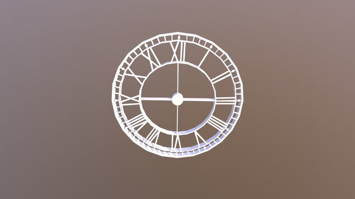 Reloj Pared 3D Model