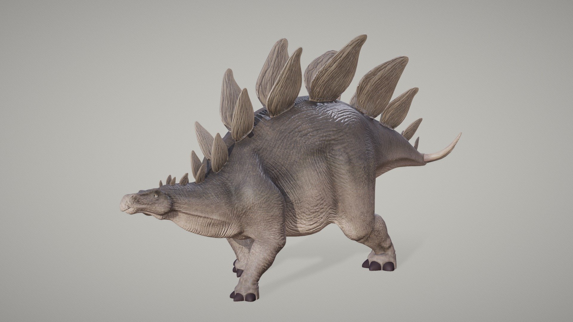 Stegosaurus - 3D model by Kyan0s [40c9abb] - Sketchfab