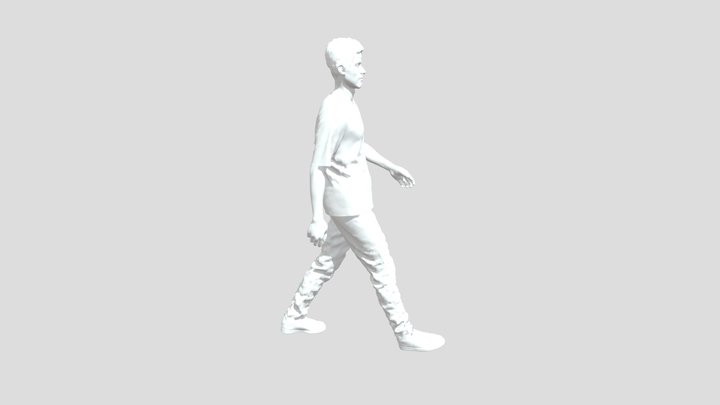 3D TSHIRT WITH CARACTERE AND TEXTURES 3D Model