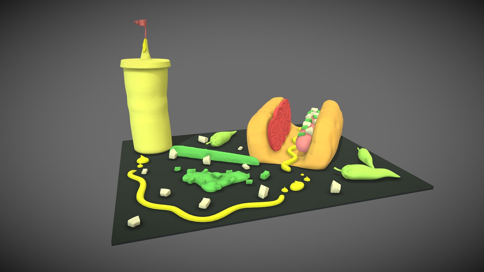 Hotdog Mini Golf Course