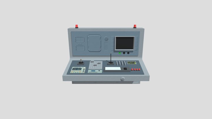 Low Poly Control Console