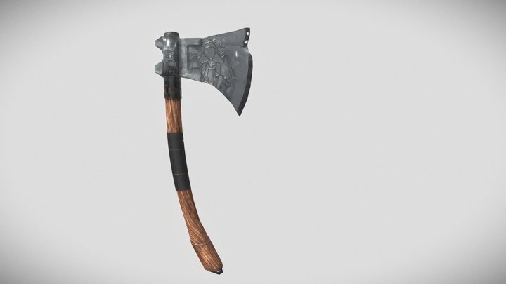 Hacha vikinga 3D Model