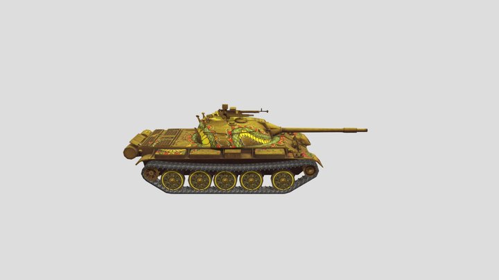 Type 62 (Unused Camouflage) – Modello 3D gratuito STL