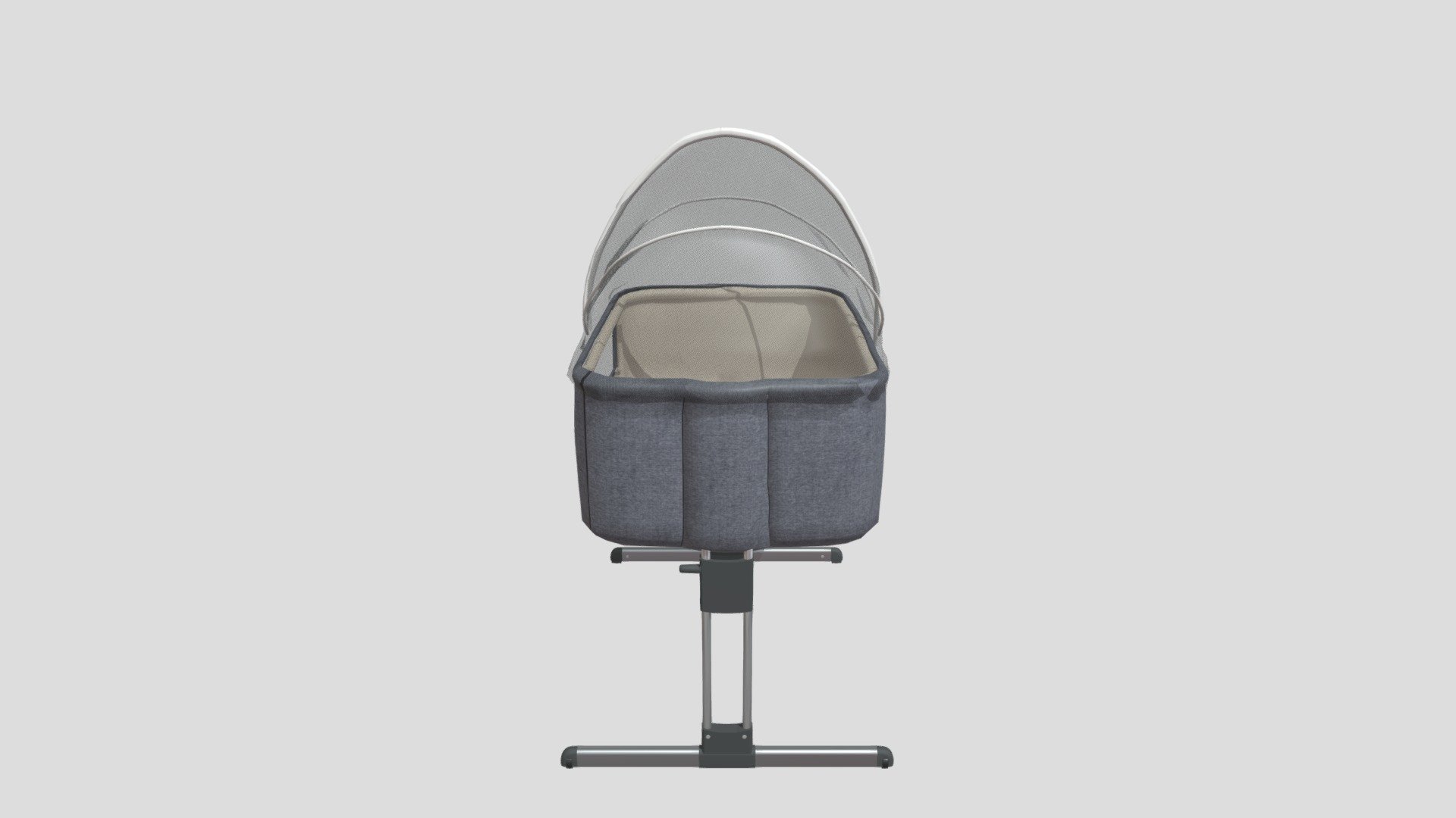 Foldable baby cradle - 3D model by kokerosbor (@jorgerosasb22) [40cba2c ...