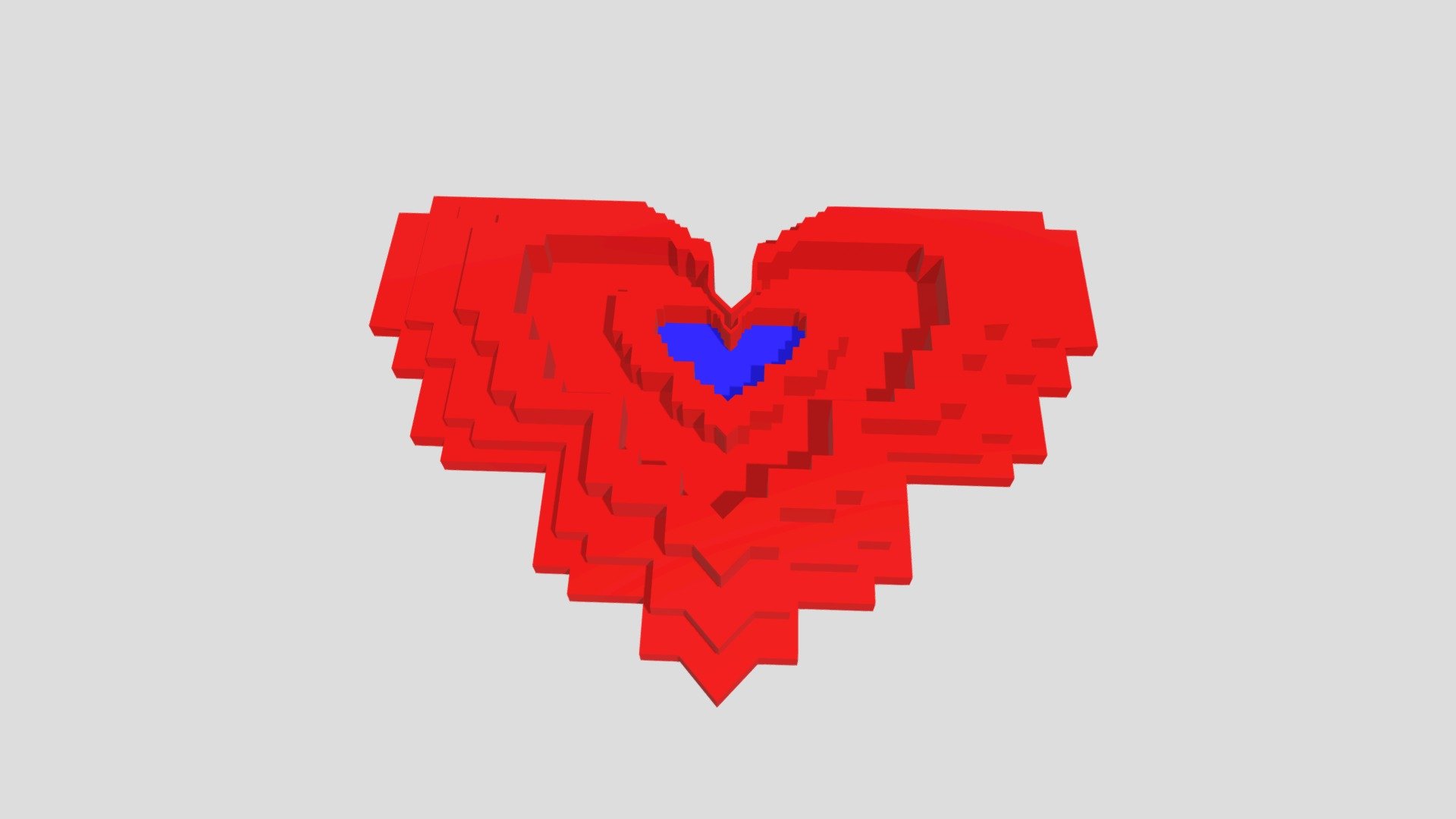 Pixel Heart - Download Free 3D model by DevCentral [40cd695] - Sketchfab