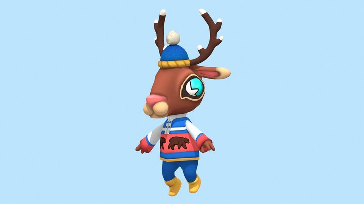Reindeer Ukko   -   Ukko & Guará: Stellarbound 3D Model