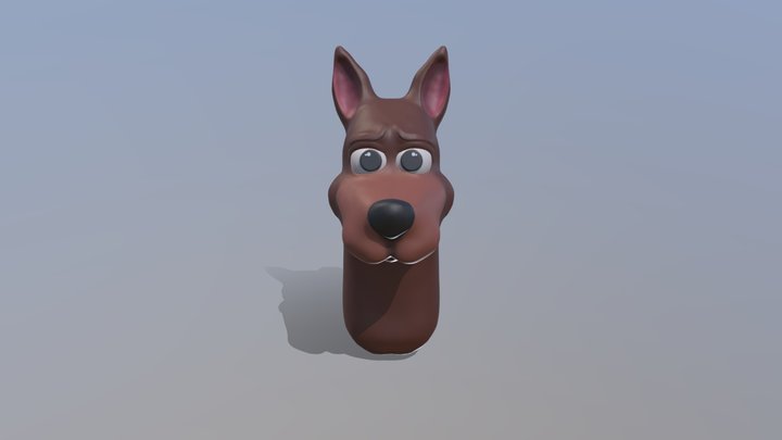 Cabeça Cachorro Exercício 1 Do Curso Sculptris 3D Model
