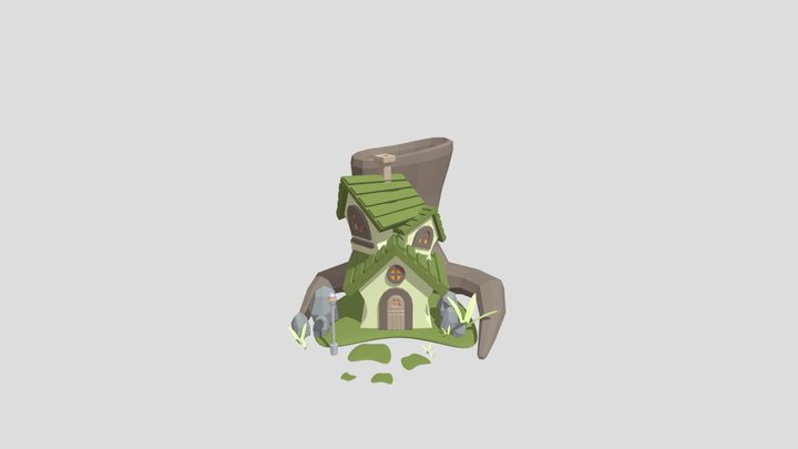 Pântano - Casa na Árvore 3D Model
