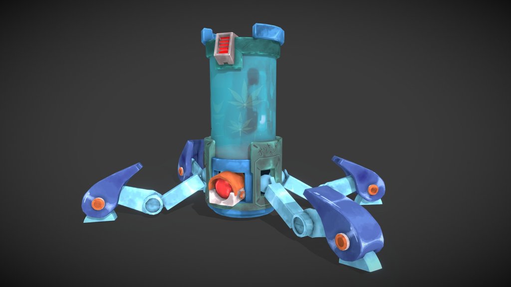 Stylized Biomechanical Spider