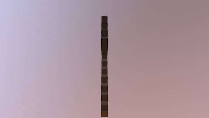 Wood Axe 3D Model