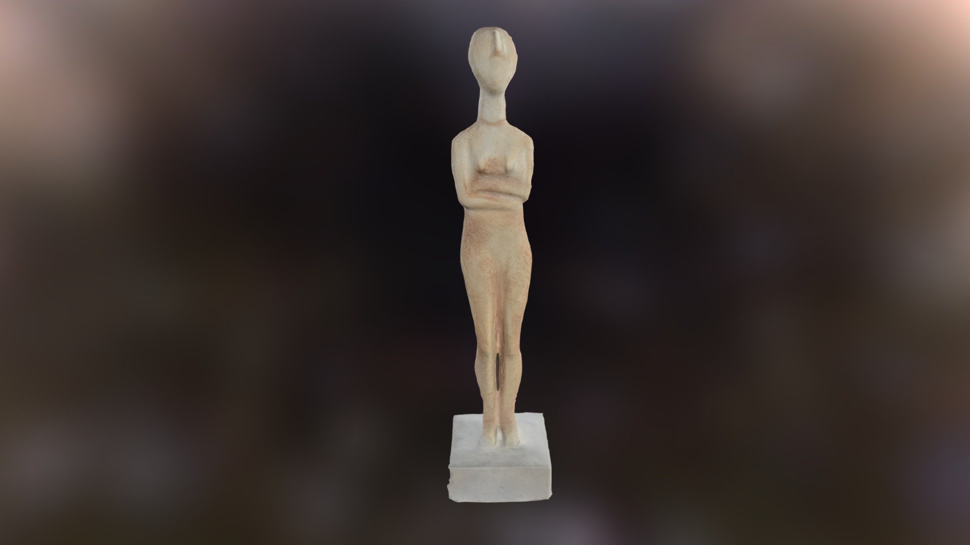 Κυκλαδικό ειδώλιο-Γυναικεία φιγούρα