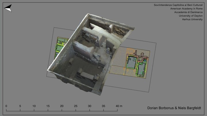 Roman Cemetery on the Via Ostiense: section I 3D Model