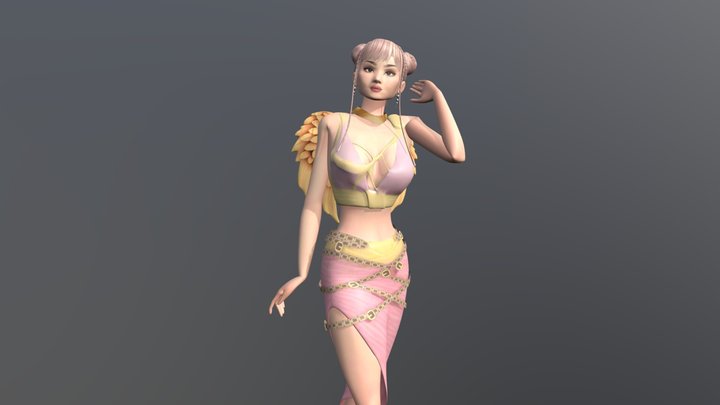 avakin pose 3 3D Model