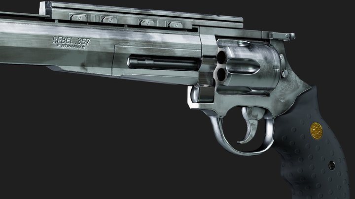 Colt Rebel .357 3D Model