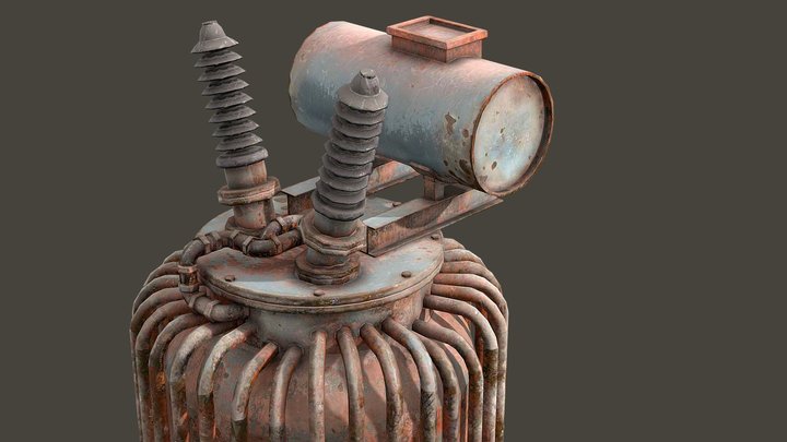 Old_rusty_motor 3D Model