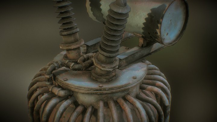 Old_rusty_motor 3D Model